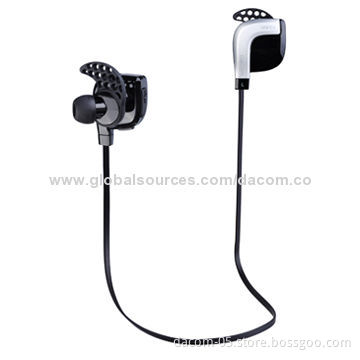 Portable Wireless Sports Bluetooth Earphones/Headset, 2.4GHz Frequency Range